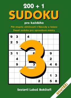 Obalka 200 + 1 Sudoku pro kadho 3