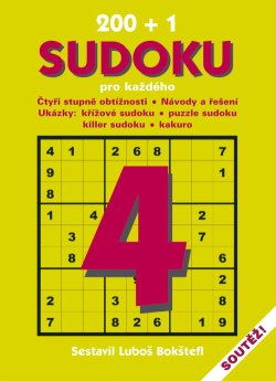 Obalka 200 + 1 Sudoku pro kadho 4